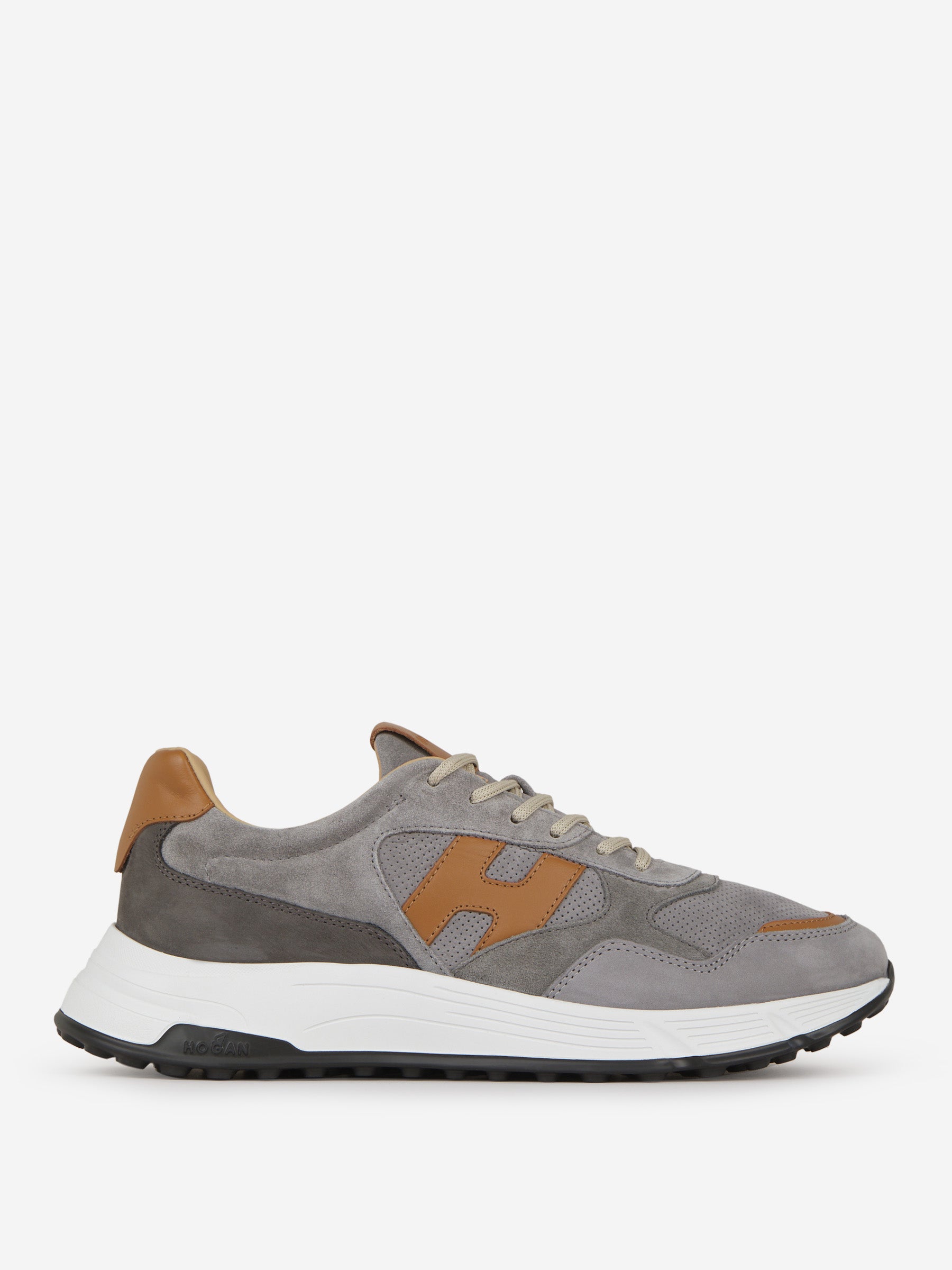 Outlet online Hogan Hombre Sneakers Hyperlight Piel color Gris Claro sku 616-002435 01 - Foto 1