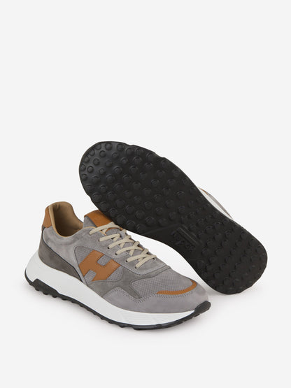 Outlet online Hogan Hombre Sneakers Hyperlight Piel color Gris Claro sku 616-002435 01 - Foto 4