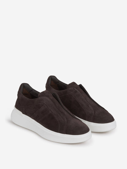 Outlet online Hogan Hombre Sneakers H580 color Marrón Oscuro sku 616-002437 01 - Foto 2