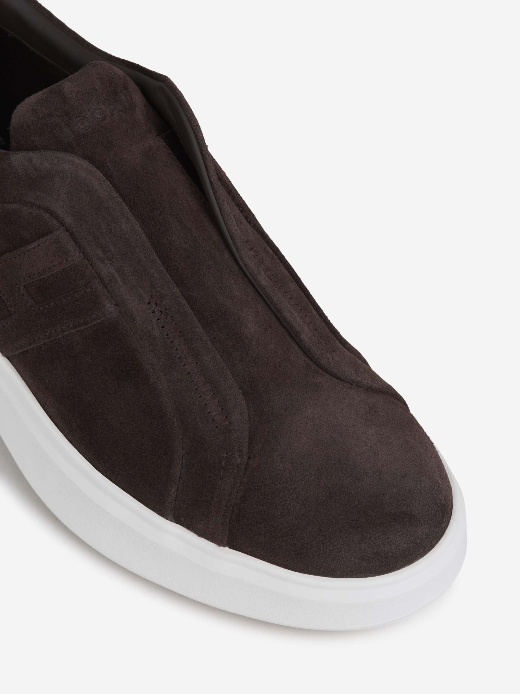 Outlet online Hogan Hombre Sneakers H580 color Marrón Oscuro sku 616-002437 01 - Foto 4