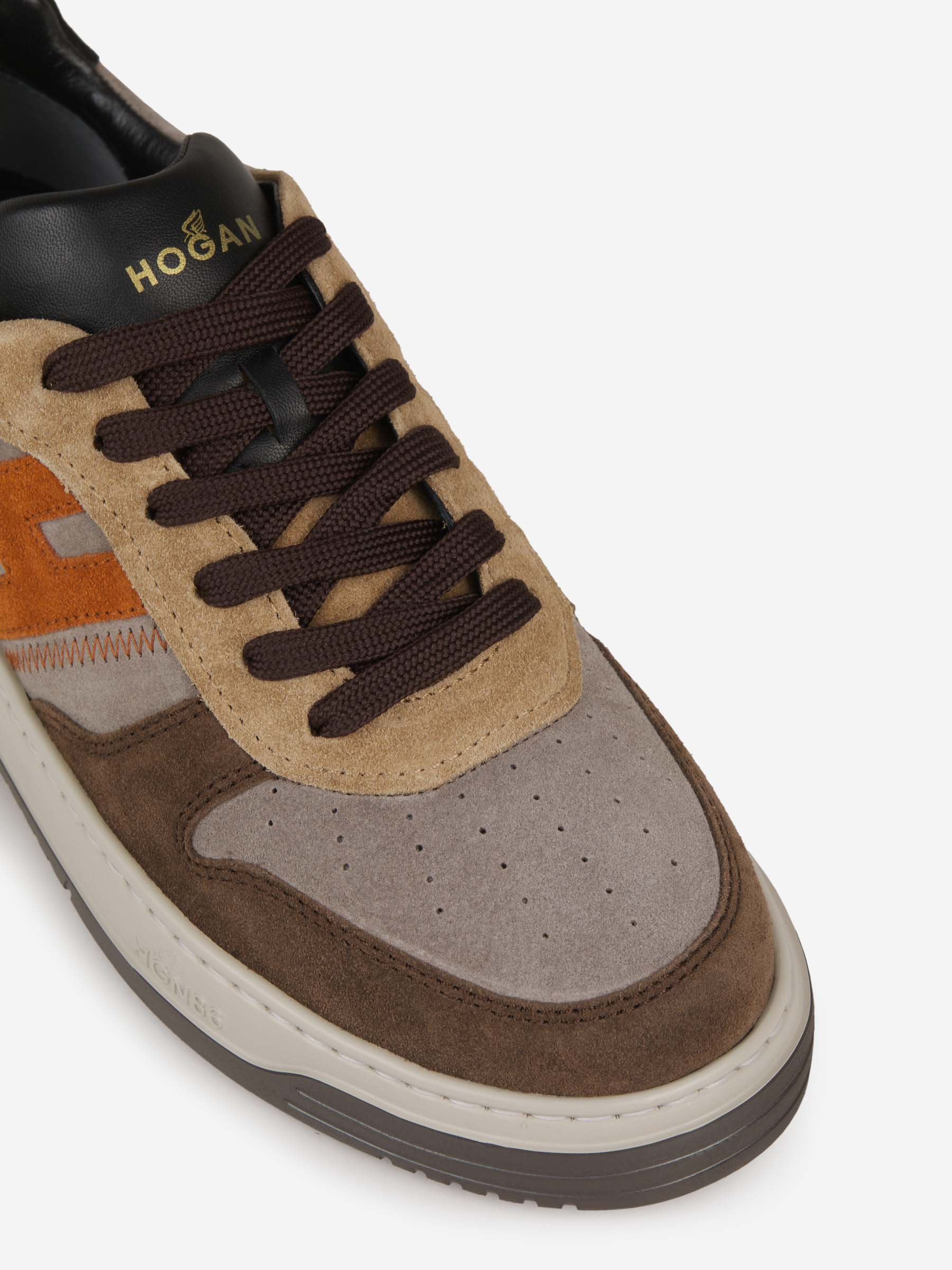 Outlet online Hogan Hombre Sneakers H630 Piel color Marron sku 616-002440 01 - Foto 5