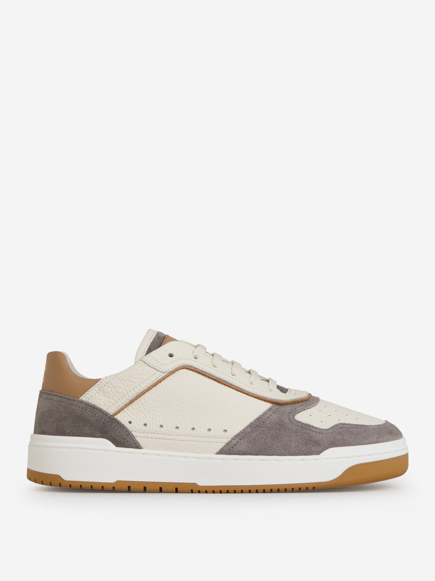 Outlet online Brunello Cucinelli Hombre Sneakers Punto Logo color Crema sku 616-002444 01 - Foto 1