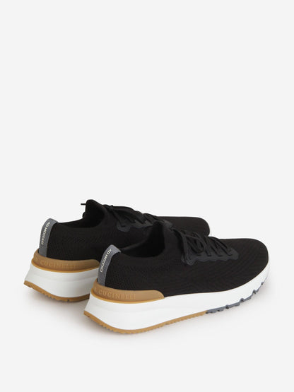 Outlet online Brunello Cucinelli Hombre Sneakers Punto Logo color Negro sku 616-002446 01 - Foto 3