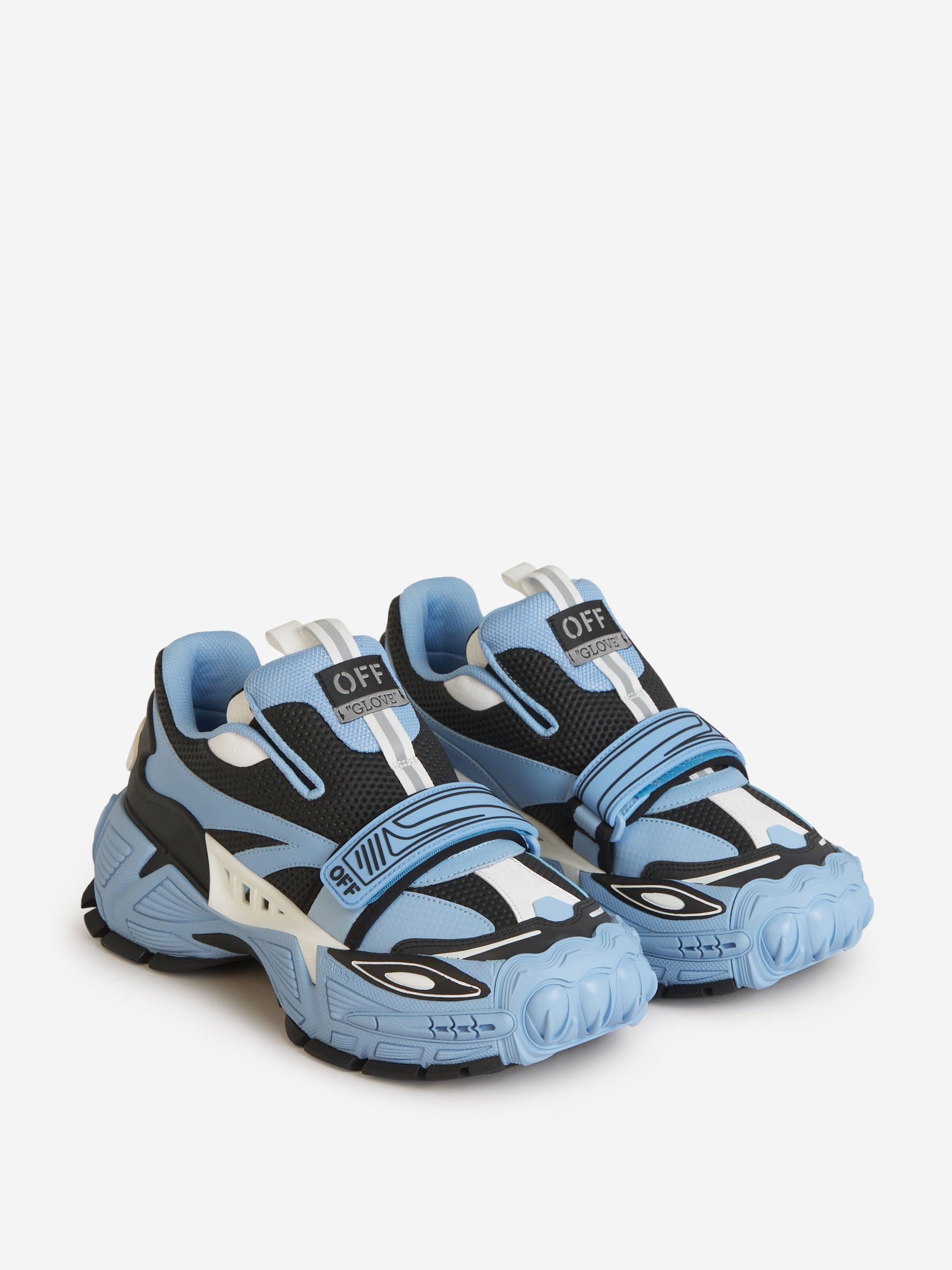 Outlet online Off-White Hombre Sneakers Glove Slip On color Azul Cielo sku 616-002479 01 - Foto 3
