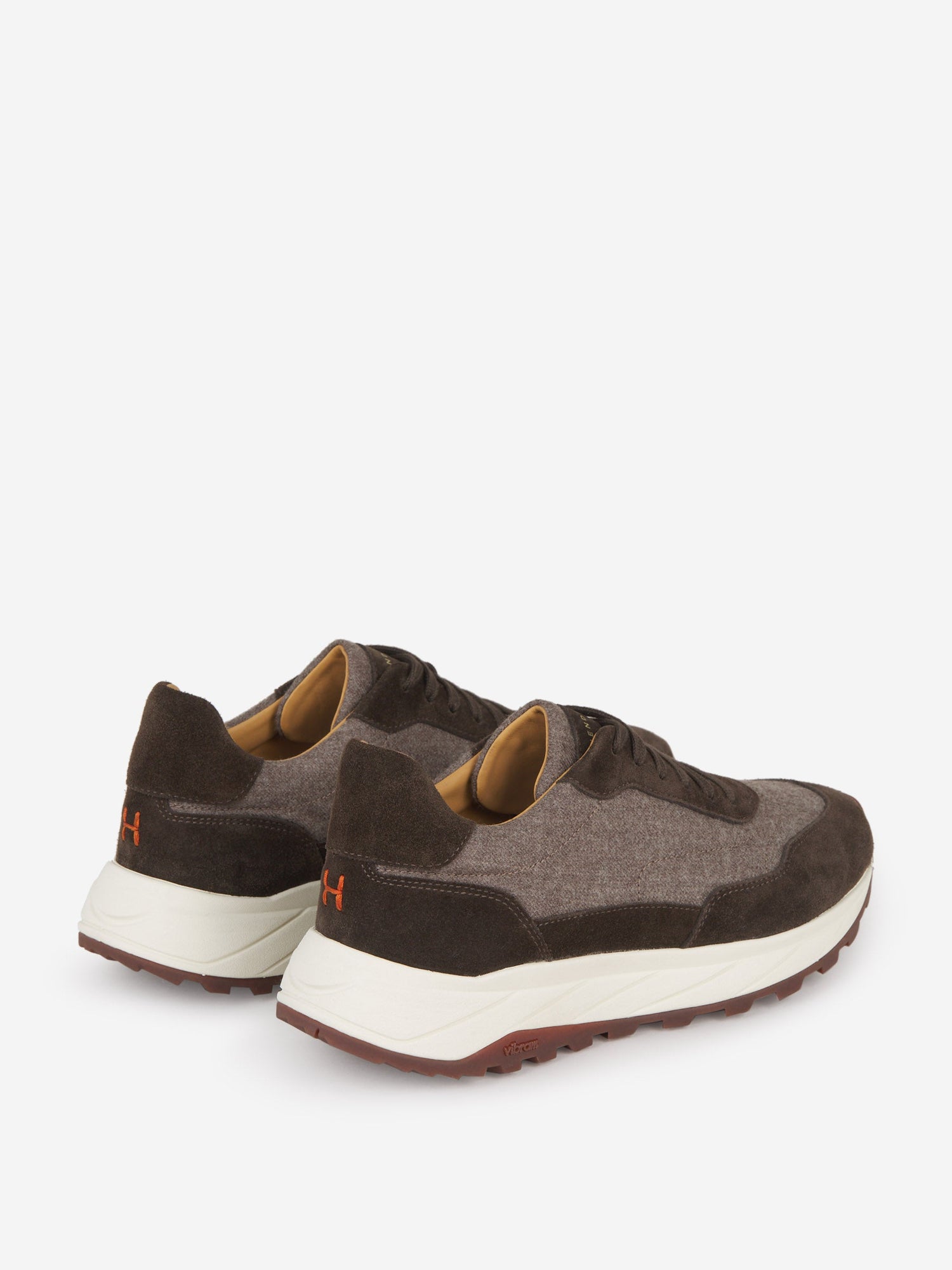 Outlet online Henderson Baracco Hombre Sneakers Piel Ante color Verde Oscuro sku 616-002539 01 - Foto 3