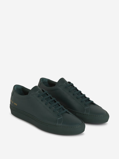 Outlet online Common Projects Hombre Sneakers Achilles color Verde Oscuro sku 616-002708 05 - Foto 2