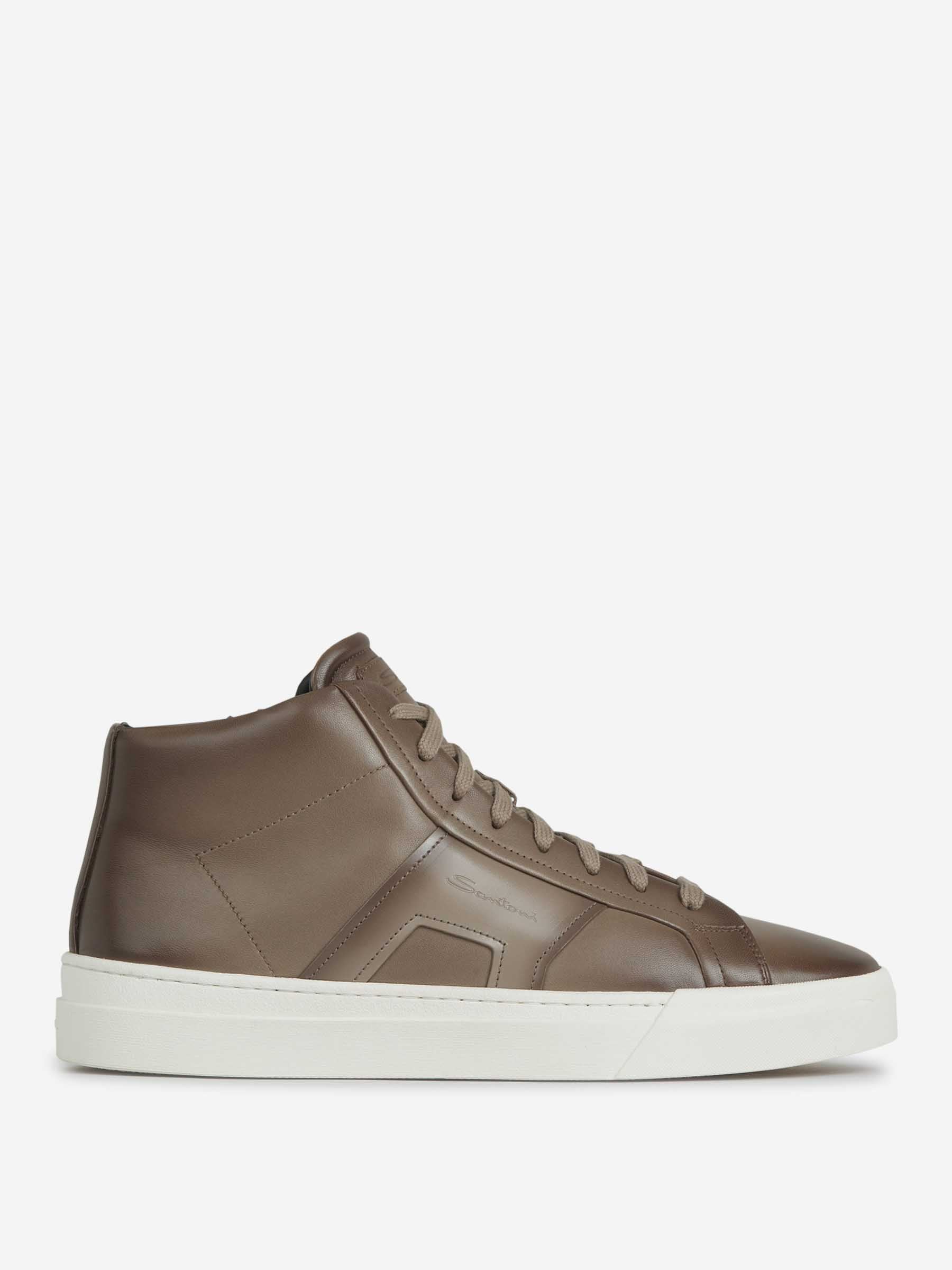 Outlet online Santoni Hombre Sneakers Double Buckle color Marrón sku 616-002846 01 - Foto 1