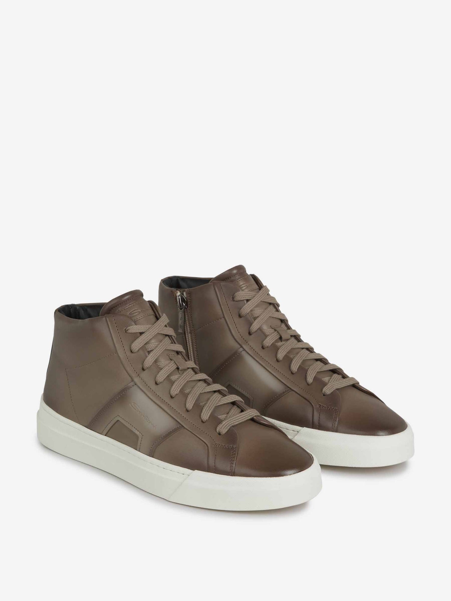 Outlet online Santoni Hombre Sneakers Double Buckle color Marrón sku 616-002846 01 - Foto 2