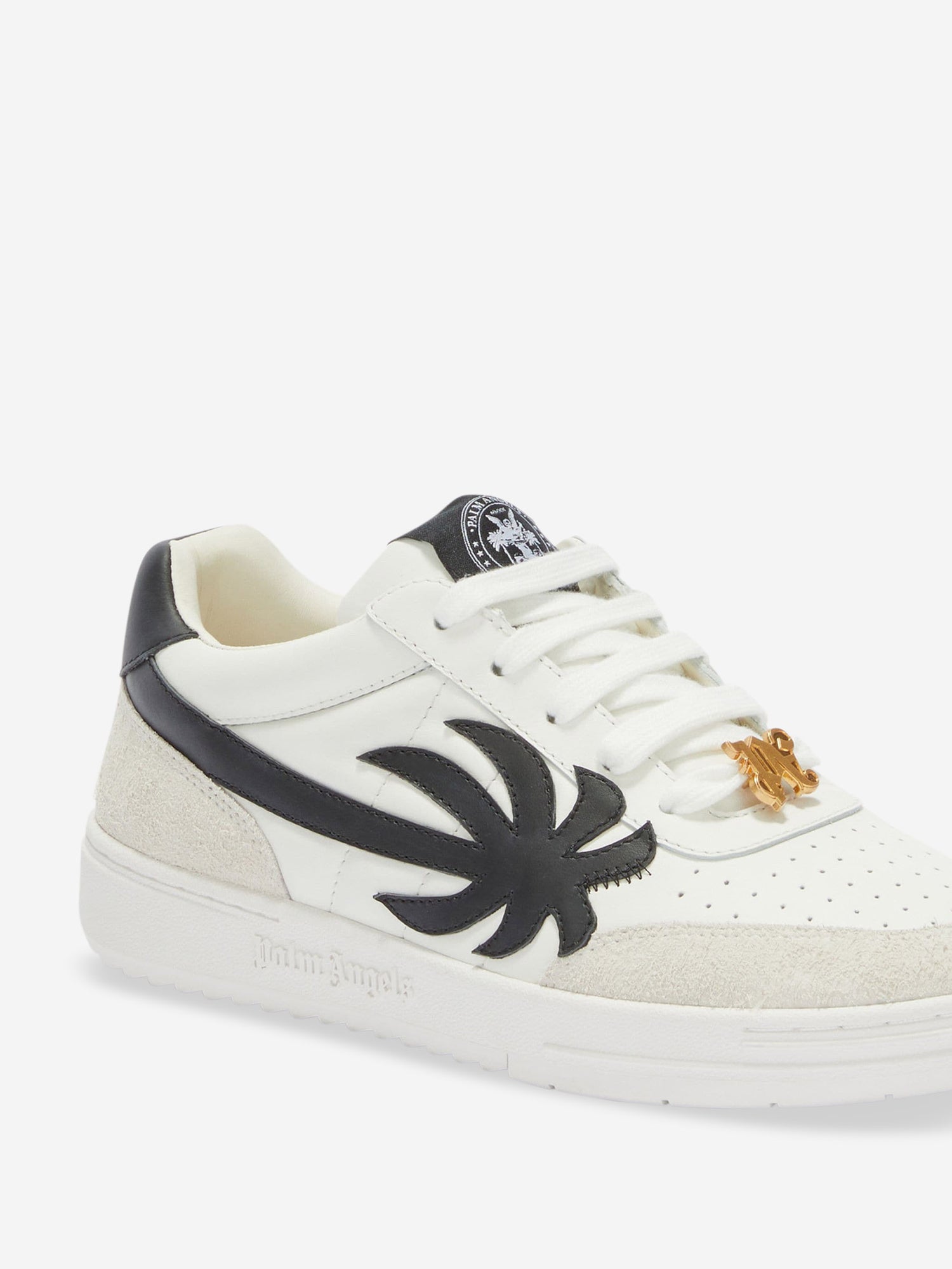 Outlet online Palm Angels Hombre Sneakers Universitarias Palm color Blanco Y Negro sku 616-002863 01 - Foto 3