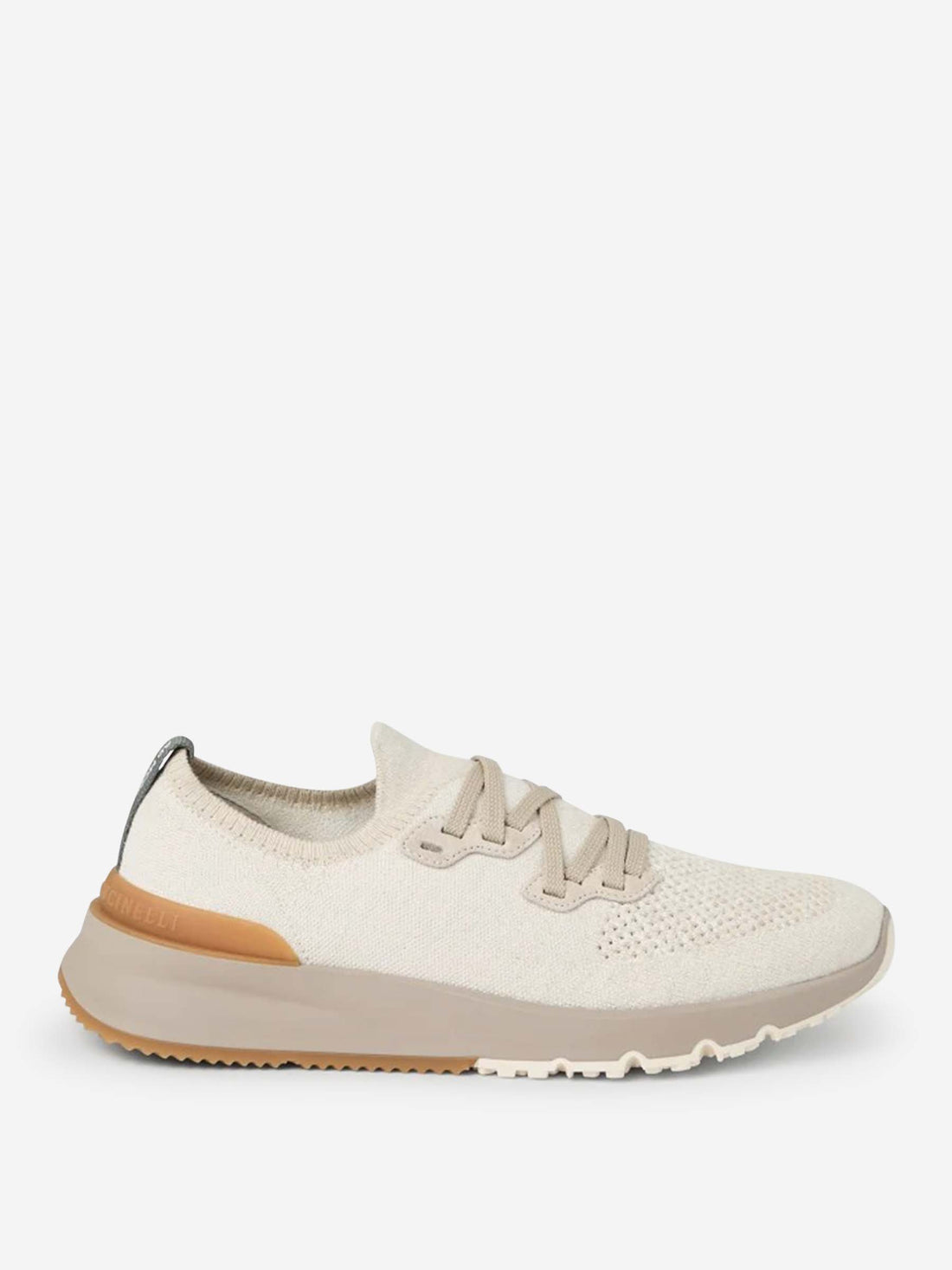 Brunello Cucinelli Hombre Barcelona Sneakers Hiladas Algodón color Marfil sku 616-002955 01 - Foto 1