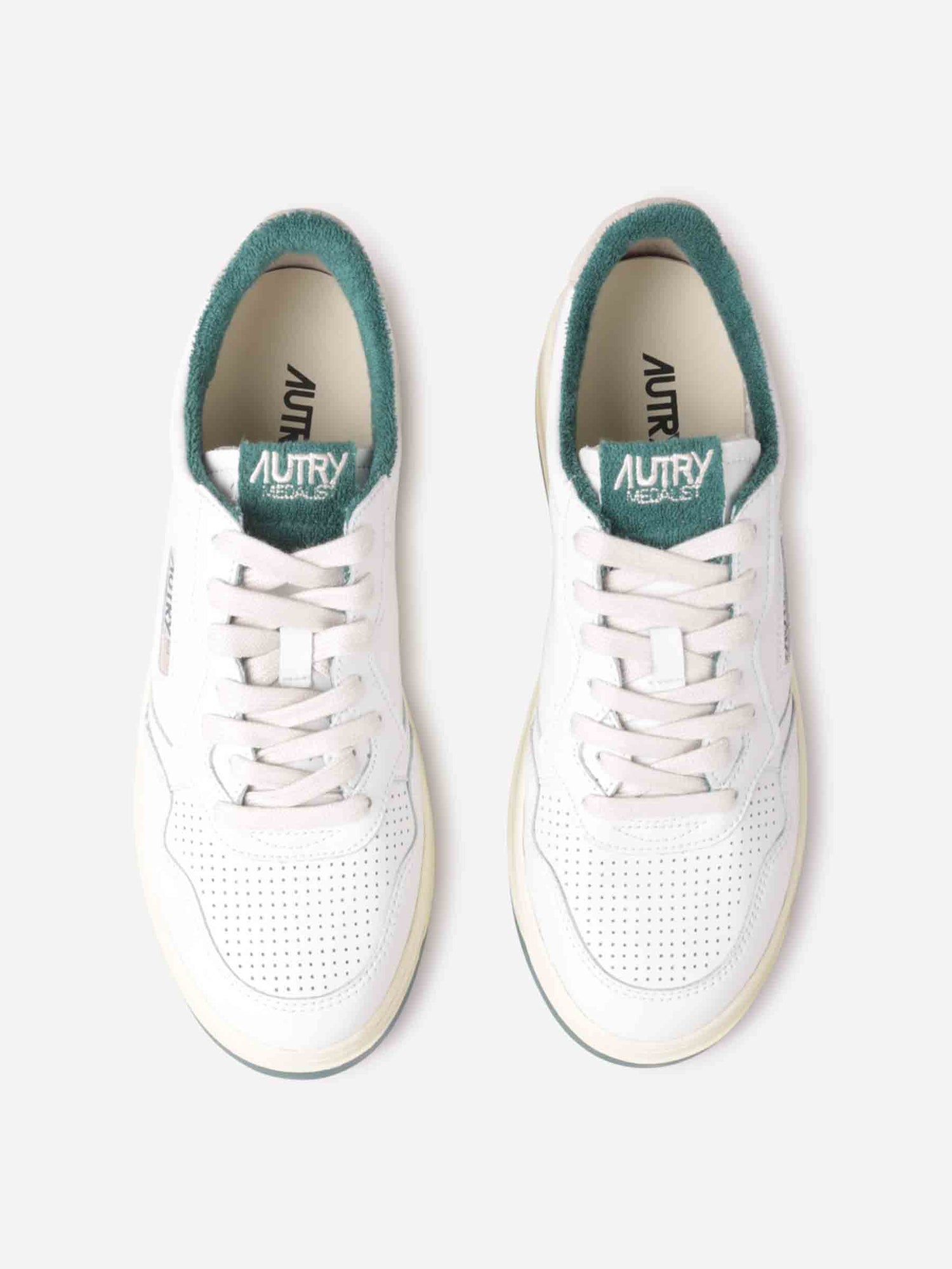 Autry Hombre Barcelona Sneakers Piel Bicolor color Blanco sku 616-002961 01 - Foto 4