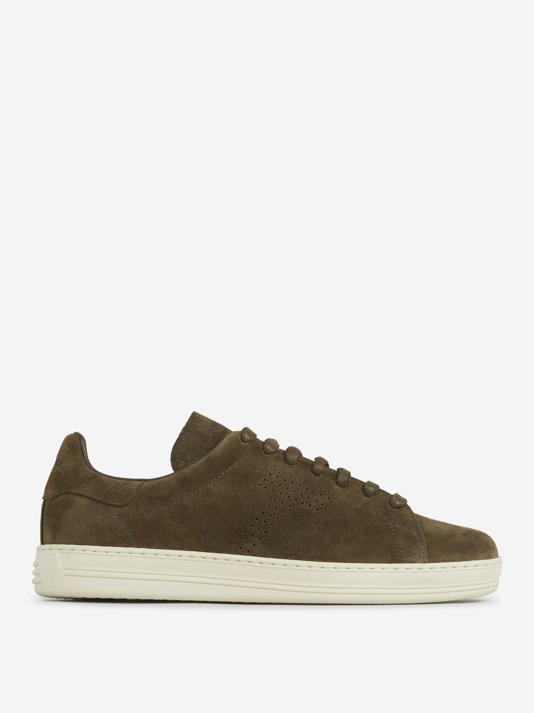 Tom Ford Hombre Barcelona Sneakers Warwick Piel color Verde Militar sku 616-002972 02 - Foto 1