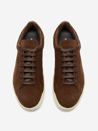 Outlet online Tom Ford Hombre Sneakers Warwick color Marrón Oscuro sku 616-002972 03 - Foto 2