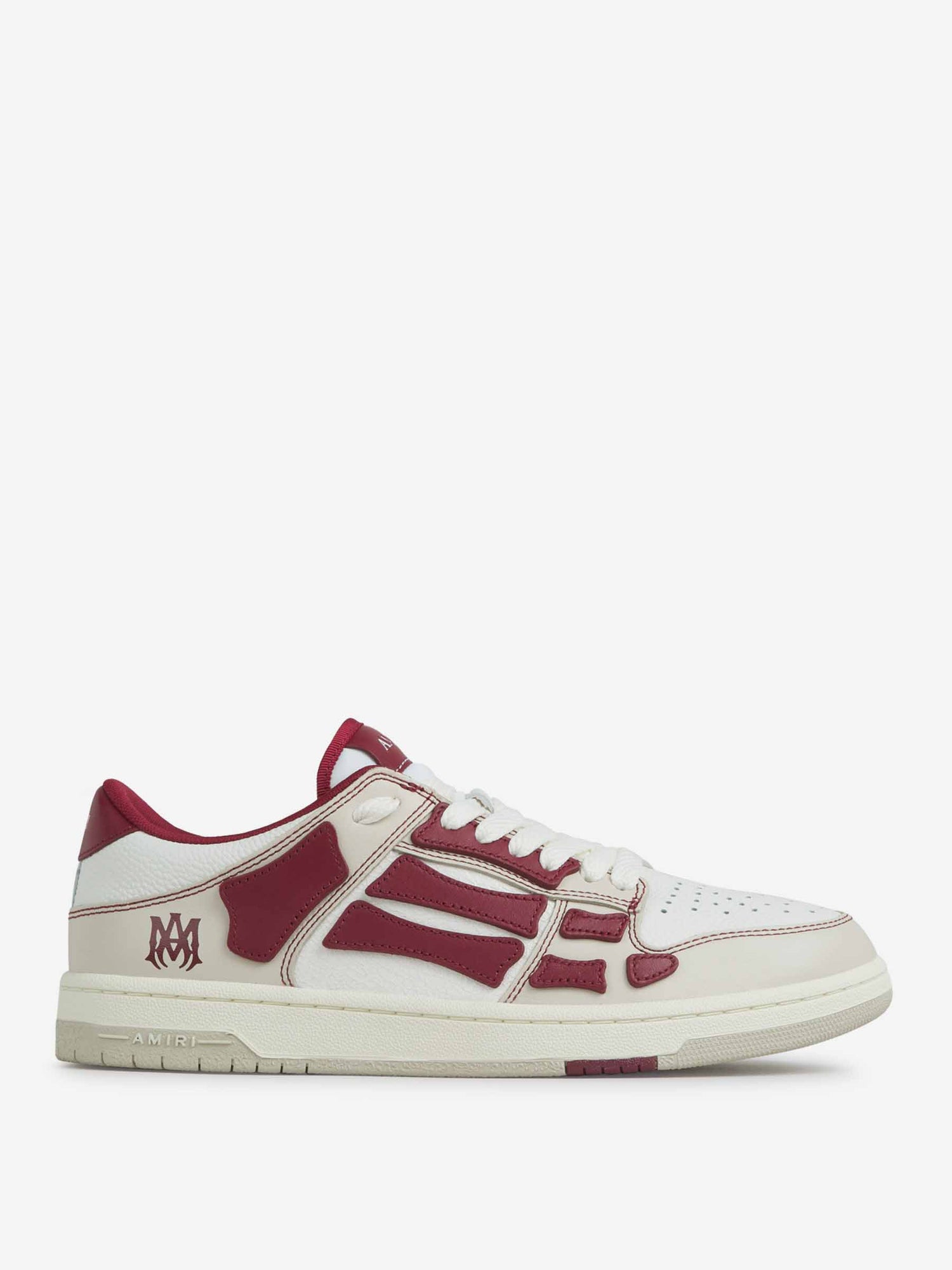 Outlet online Amiri Hombre Sneakers Skel Piel color Burdeos sku 616-002975 03 - Foto 1