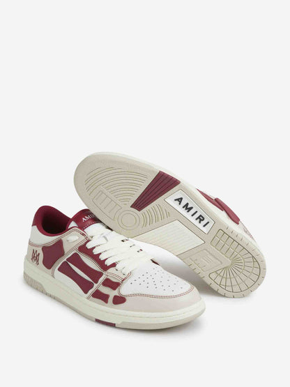 Outlet online Amiri Hombre Sneakers Skel Piel color Burdeos sku 616-002975 03 - Foto 4