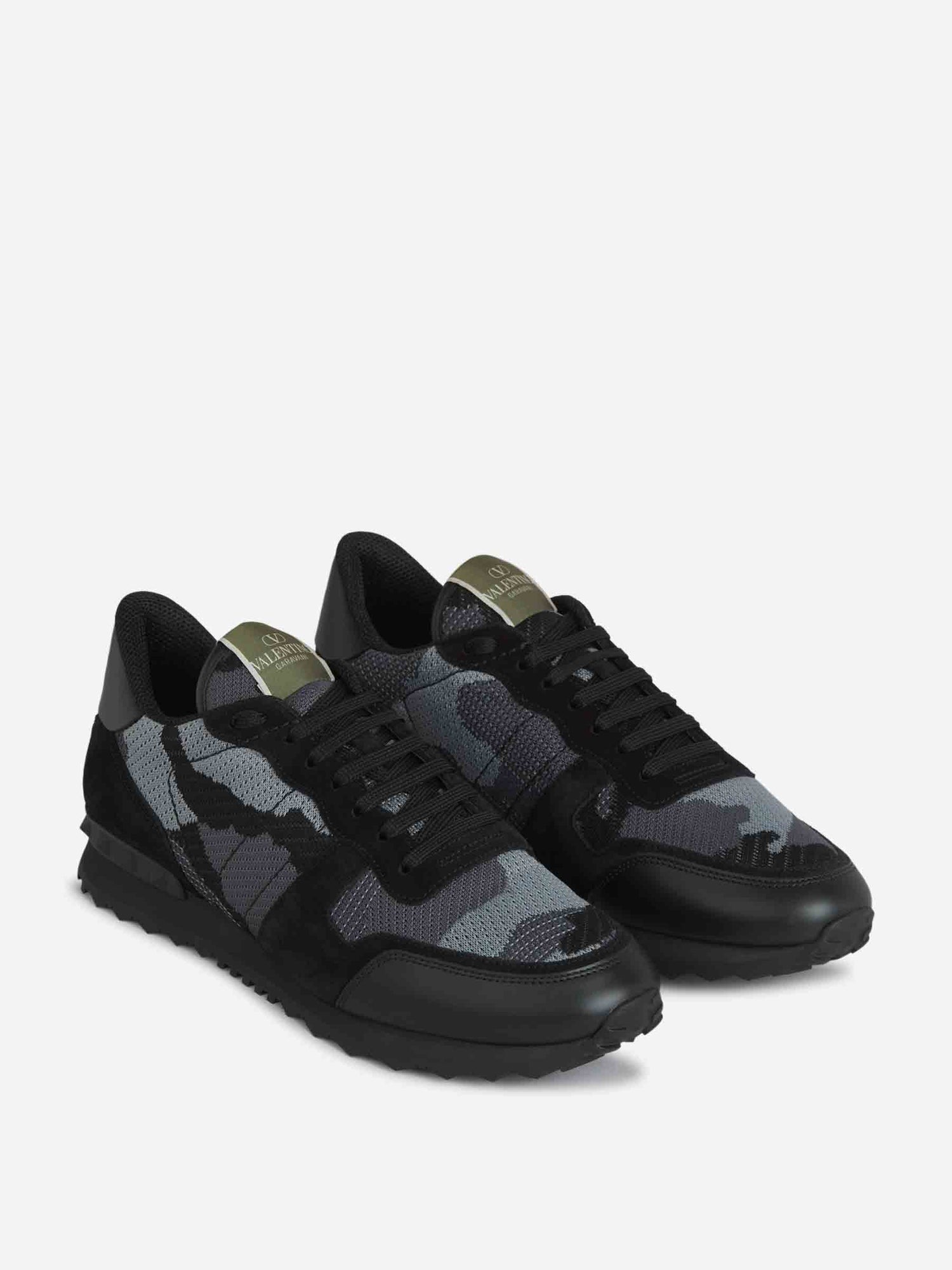 Valentino Garavani Hombre Barcelona Sneakers Rockrunner Camouflage color Negro sku 616-002999 01 - Foto 2