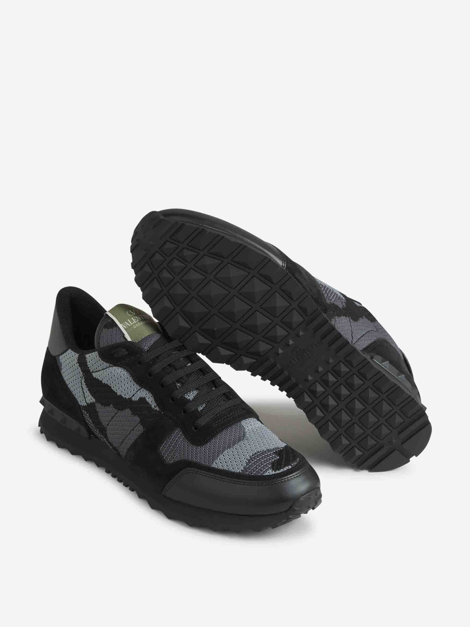 Valentino Garavani Hombre Barcelona Sneakers Rockrunner Camouflage color Negro sku 616-002999 01 - Foto 4