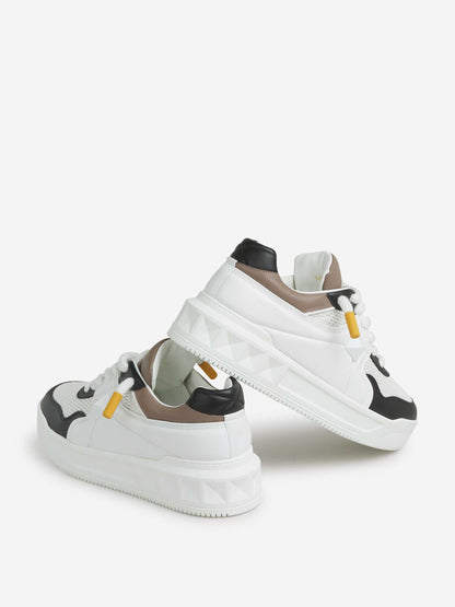 Valentino Garavani Hombre Barcelona Sneakers One Stud XL color Blanco sku 616-003002 01 - Foto 5