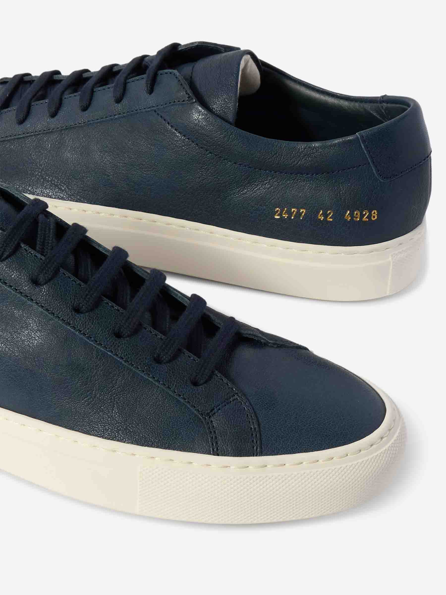 Outlet online Common Projects Hombre Sneakers Piel 2477 color Azul Marino sku 616-003017 01 - Foto 4