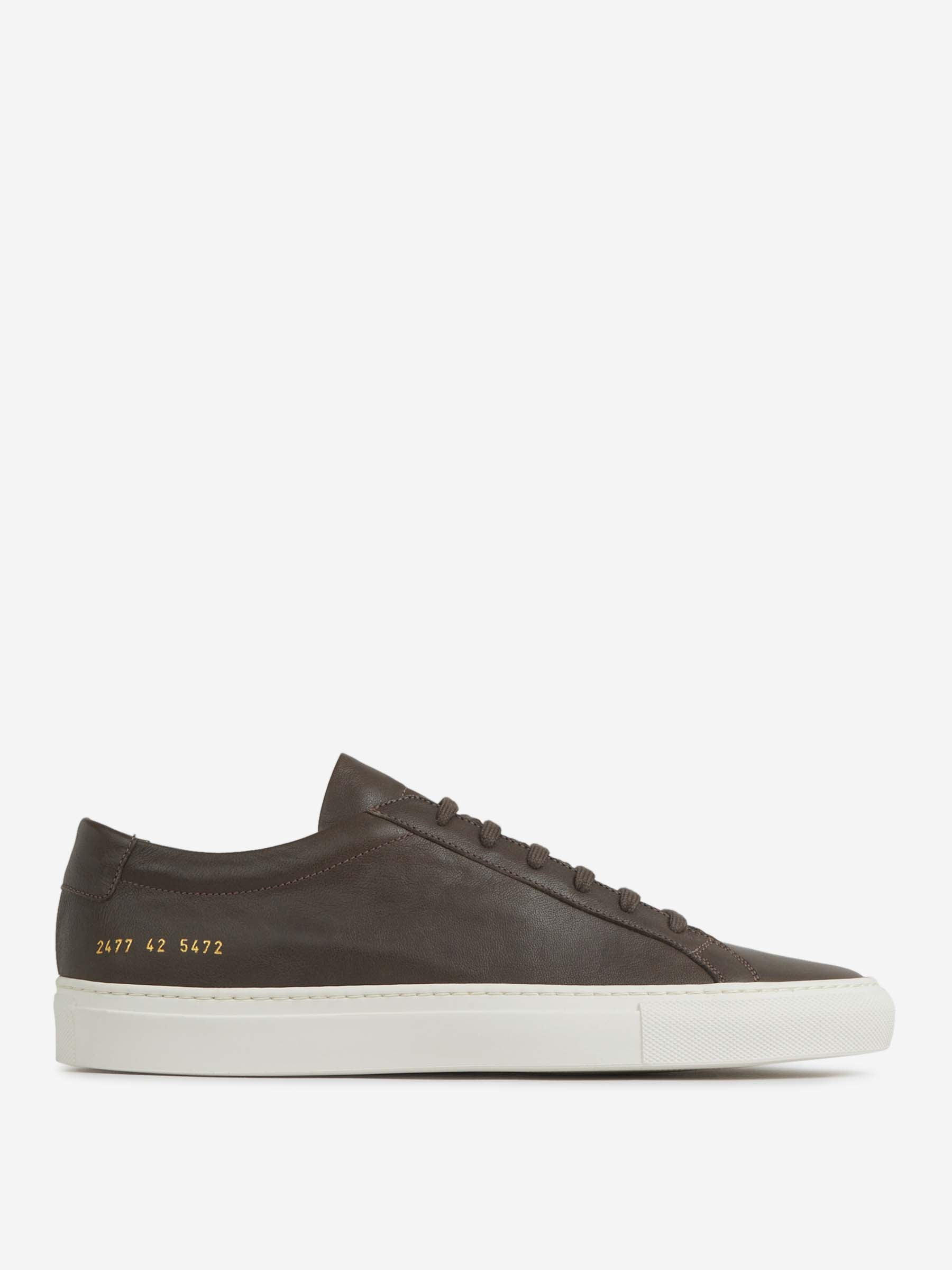 Outlet online Common Projects Hombre Sneakers Piel 2477 color Marrón Oscuro sku 616-003017 02 - Foto 1
