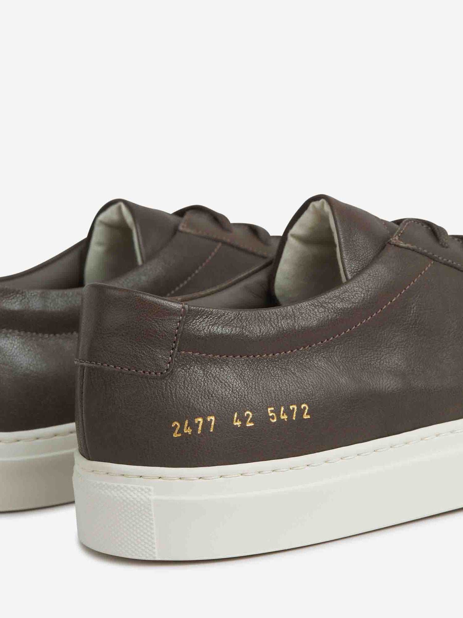 Outlet online Common Projects Hombre Sneakers Piel 2477 color Marrón Oscuro sku 616-003017 02 - Foto 5
