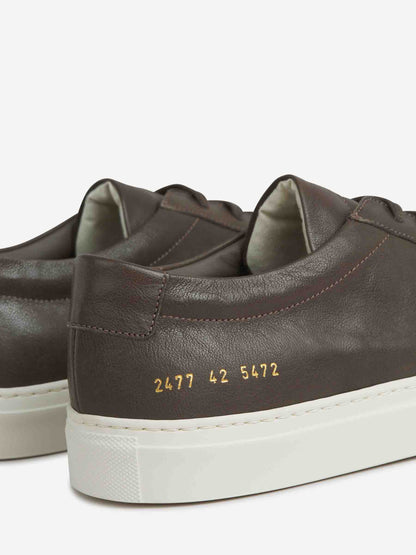 Outlet online Common Projects Hombre Sneakers Piel 2477 color Marrón Oscuro sku 616-003017 02 - Foto 5