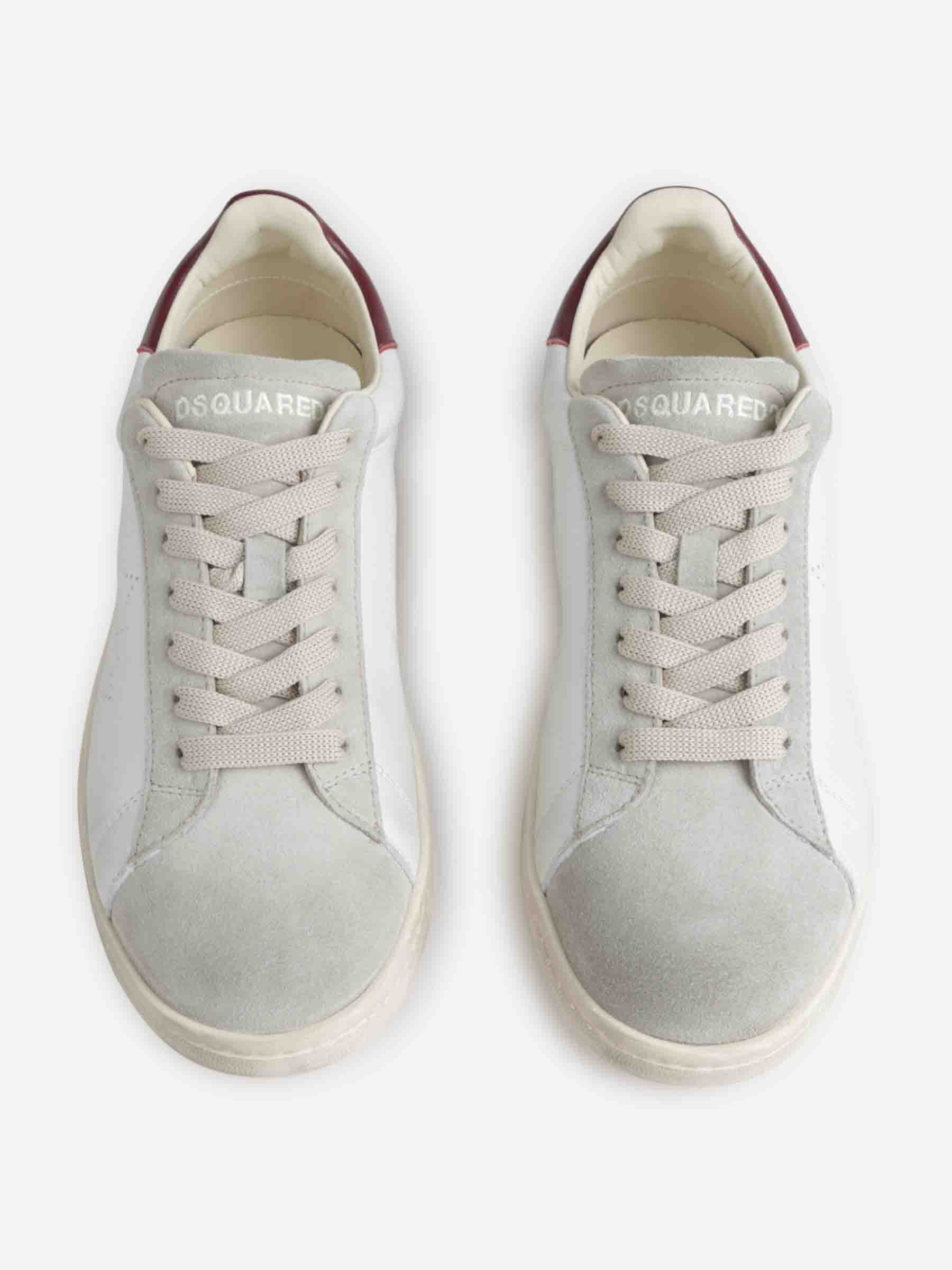 Outlet online Dsquared2 Hombre Sneakers New Jersey color Burdeos sku 616-003025 01 - Foto 3
