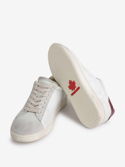 Outlet online Dsquared2 Hombre Sneakers New Jersey color Burdeos sku 616-003025 01 - Foto 5