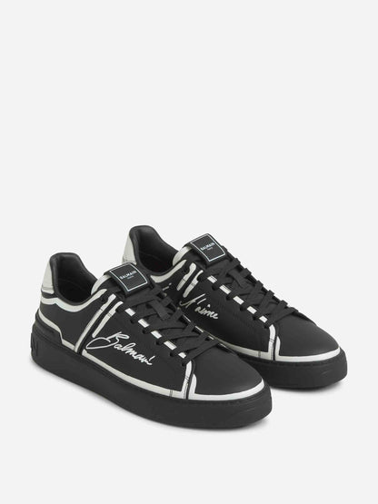 Outlet online Balmain Hombre Sneakers B-Court Piel color Negro sku 616-003029 01 - Foto 2