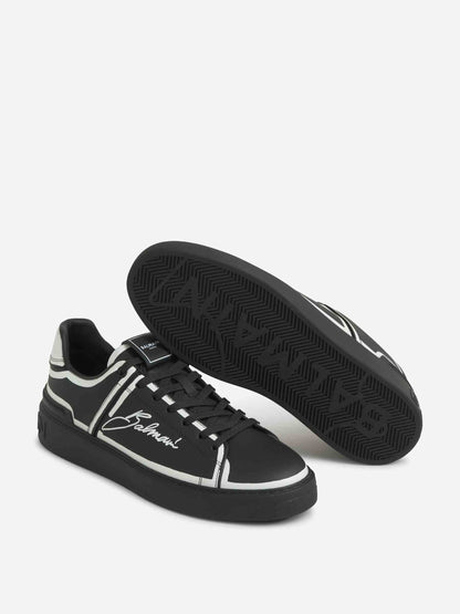 Outlet online Balmain Hombre Sneakers B-Court Piel color Negro sku 616-003029 01 - Foto 4