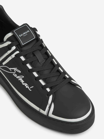 Outlet online Balmain Hombre Sneakers B-Court Piel color Negro sku 616-003029 01 - Foto 5