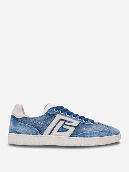 Outlet online Balmain Hombre Sneakers Swan Denim color Azul sku 616-003030 01 - Foto 2