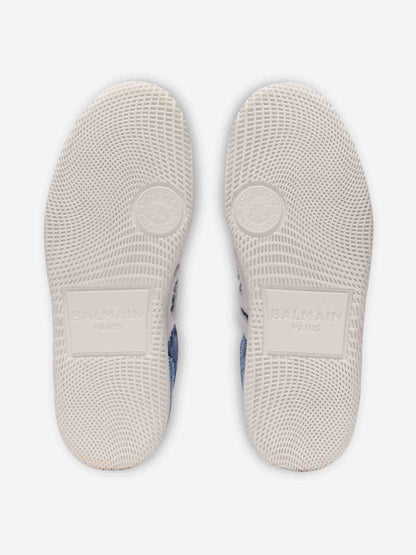 Outlet online Balmain Hombre Sneakers Swan Denim color Azul sku 616-003030 01 - Foto 5
