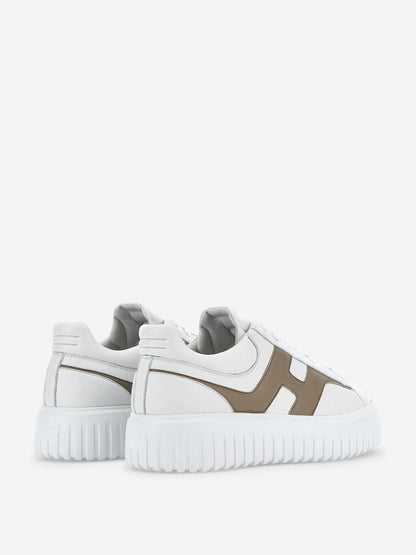 Outlet online Hogan Hombre Sneakers Hogan H-Stripes color Blanco sku 616-003047 01 - Foto 4