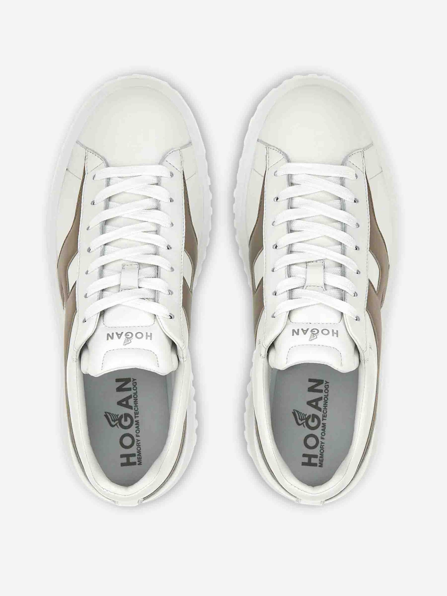Outlet online Hogan Hombre Sneakers Hogan H-Stripes color Blanco sku 616-003047 01 - Foto 6