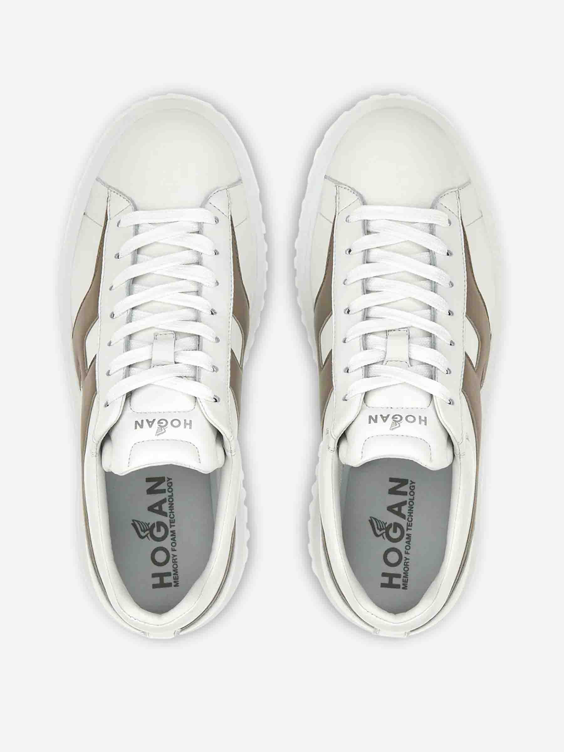 Outlet online Hogan Hombre Sneakers Hogan H-Stripes color Blanco sku 616-003047 01 - Foto 6