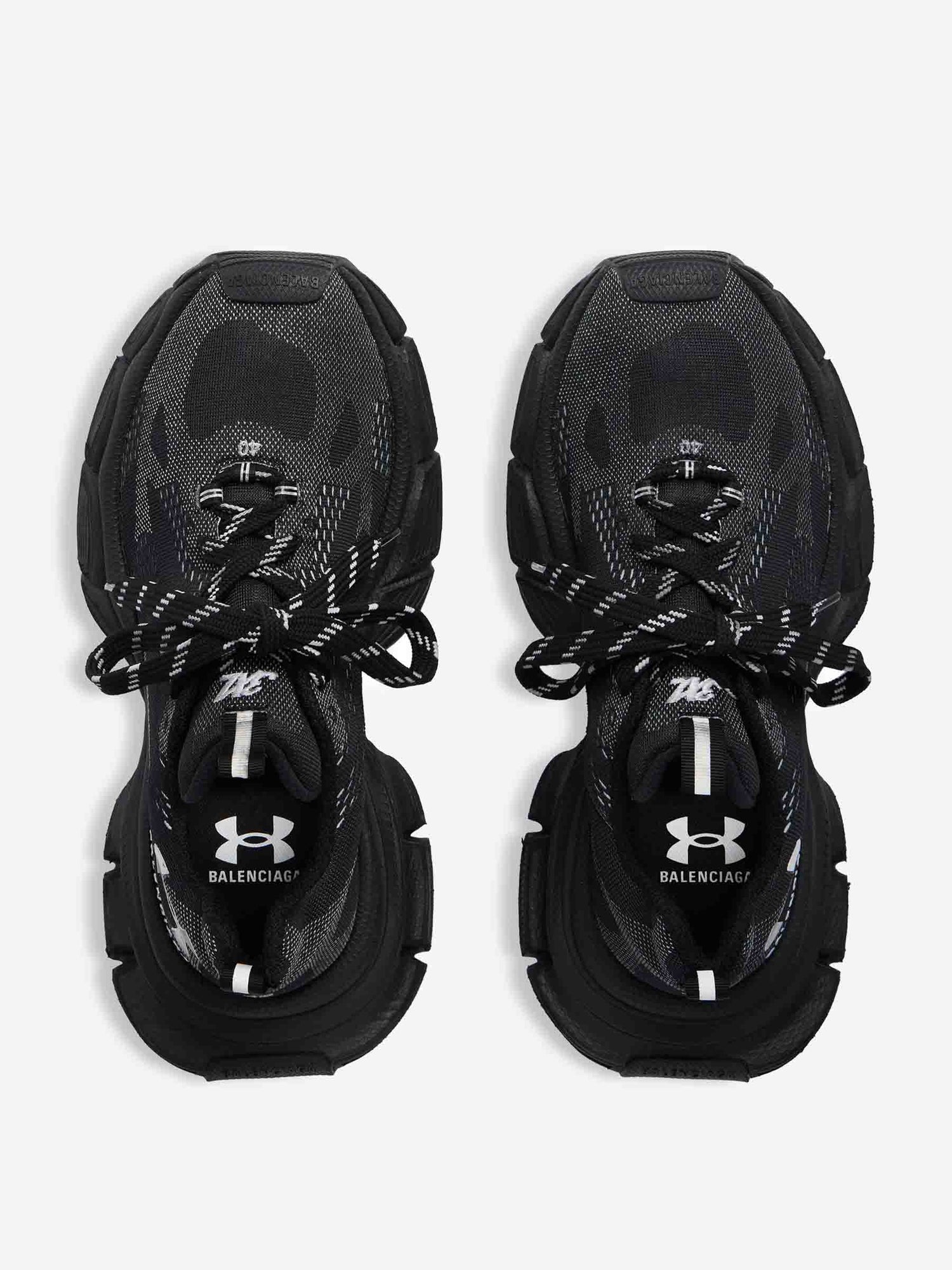 Balenciaga Hombre Barcelona Sneakers 3XL Knit color Negro sku 616-003061 01 - Foto 6