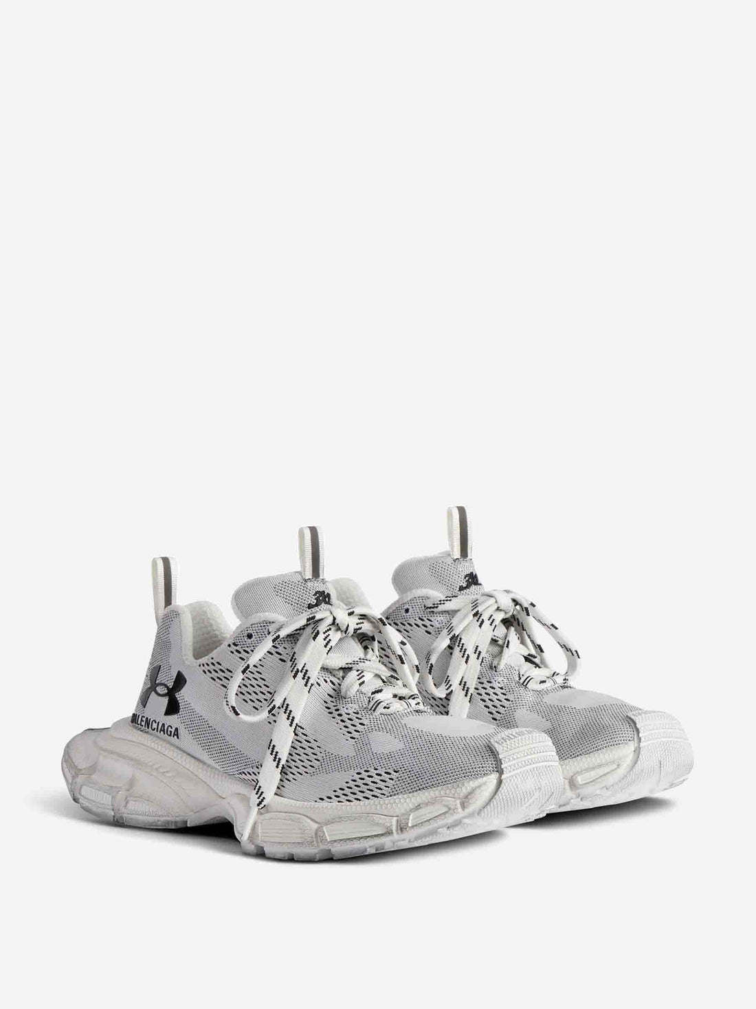 Balenciaga Hombre Barcelona Sneakers 3XL Knit color Blanco sku 616-003061 02 - Foto 2