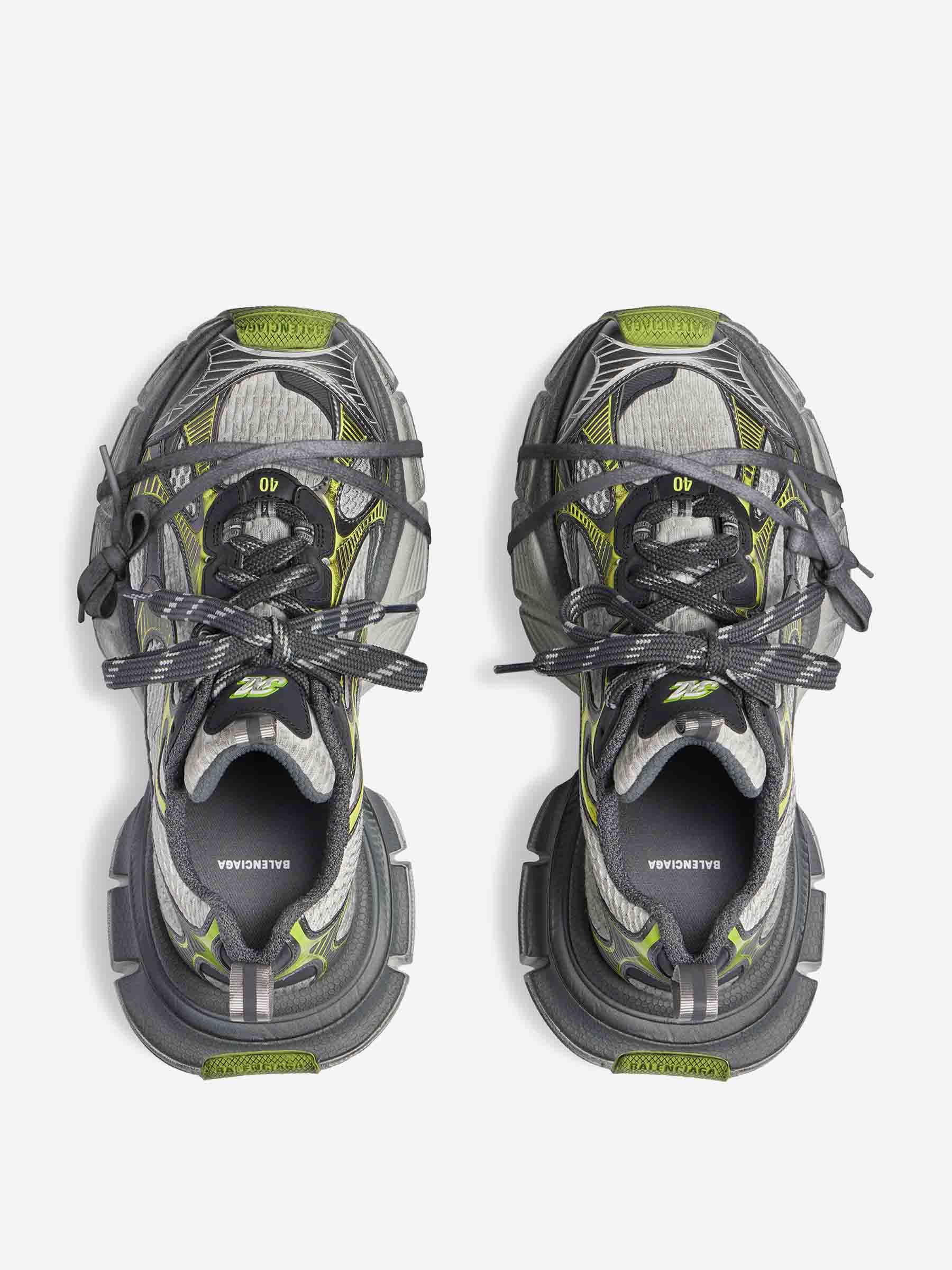 Balenciaga Hombre Barcelona Sneakers 3XL Desgastado color Blanco sku 616-003066 02 - Foto 5