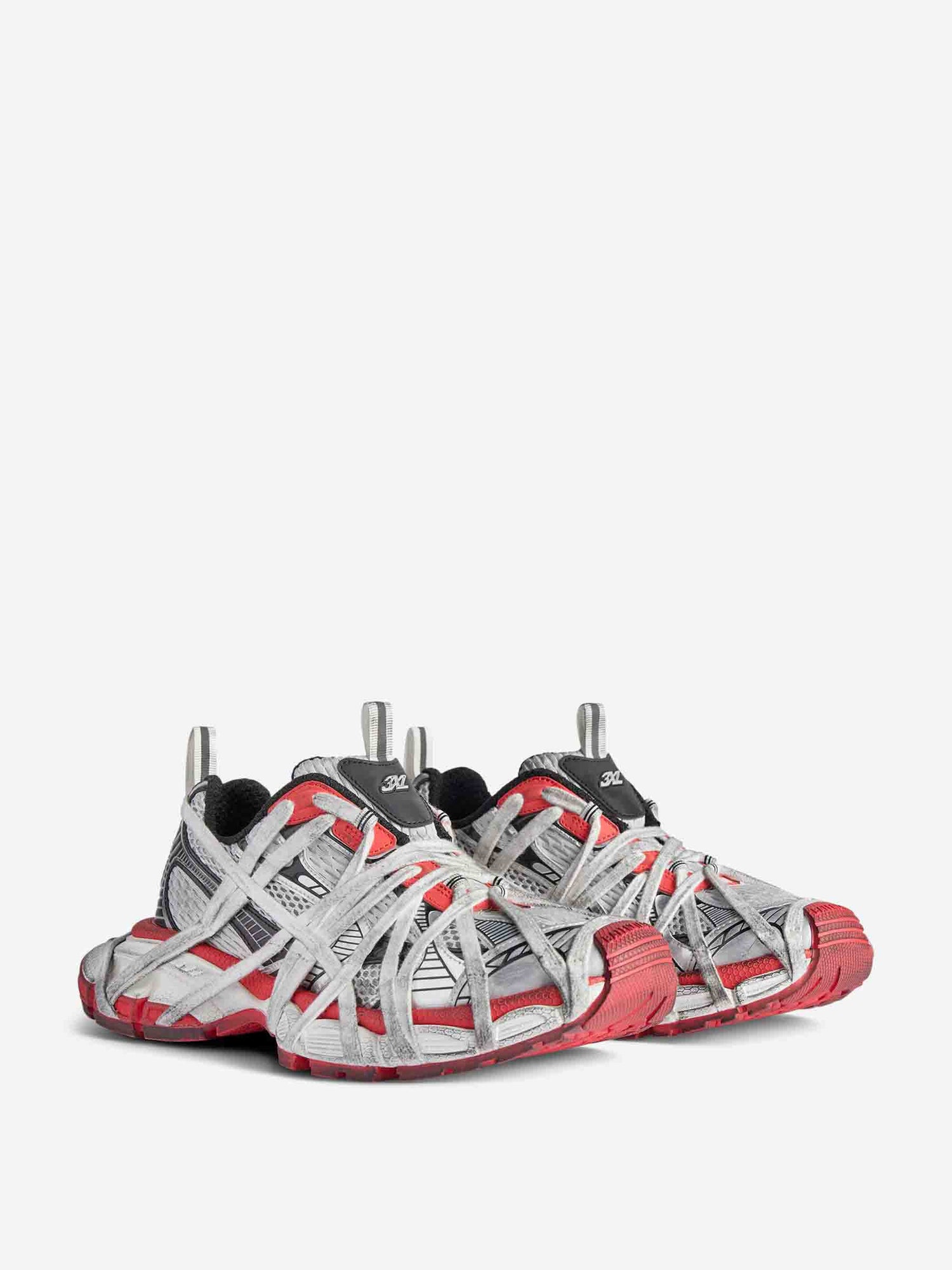 Outlet online Balenciaga Hombre Sneakers 3XL Extreme Lace color Gris Piedra sku 616-003067 01 - Foto 4