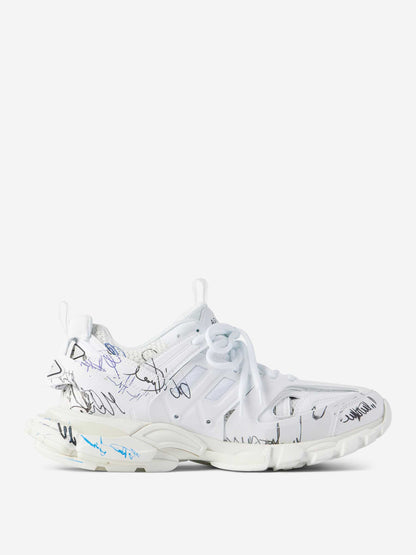 Outlet online Balenciaga Hombre Sneakers Track Autographe color Blanco sku 616-003069 01 - Foto 3