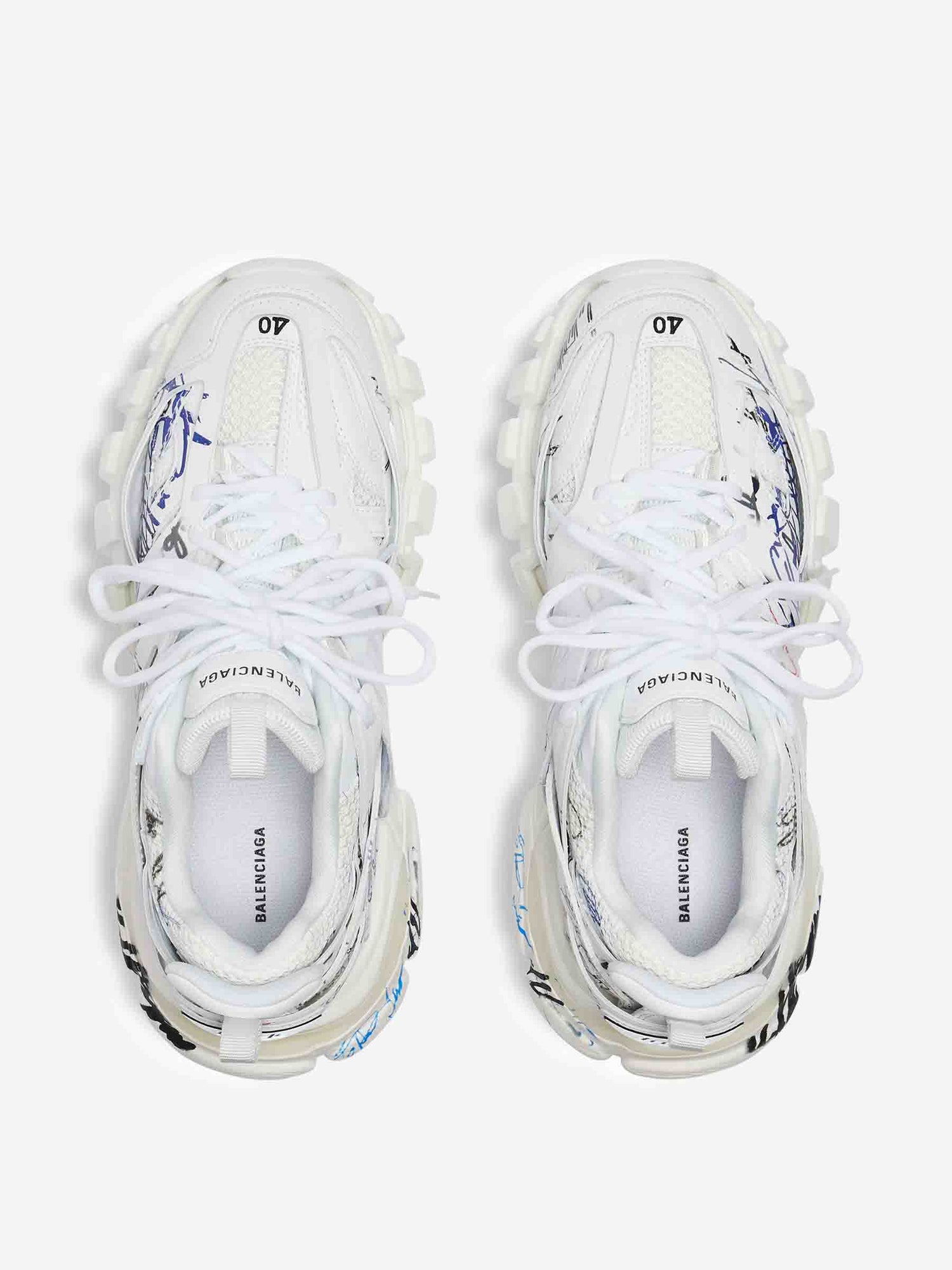 Outlet online Balenciaga Hombre Sneakers Track Autographe color Blanco sku 616-003069 01 - Foto 5