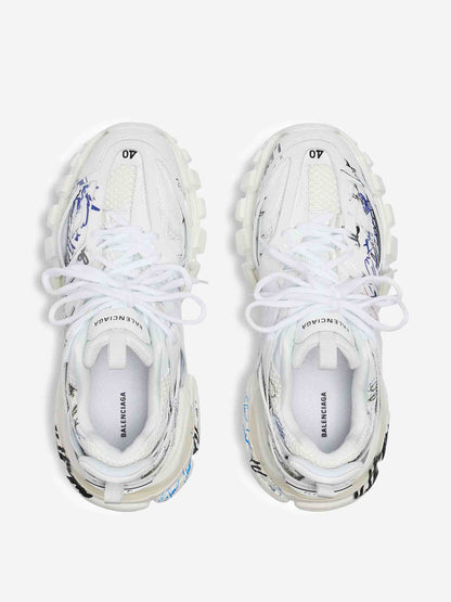 Outlet online Balenciaga Hombre Sneakers Track Autographe color Blanco sku 616-003069 01 - Foto 5