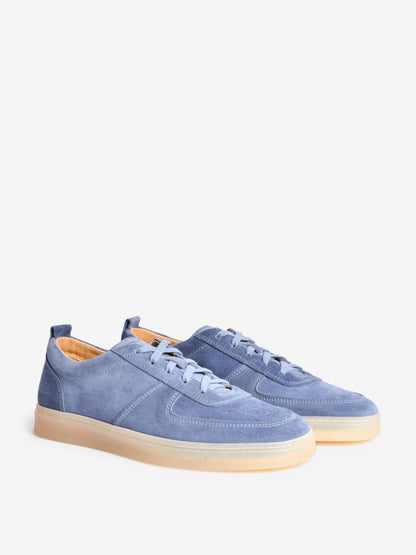 Outlet online Henderson Baracco Hombre Sneakers Ante Levante color Azul Cobalto sku 616-003070 02 - Foto 3