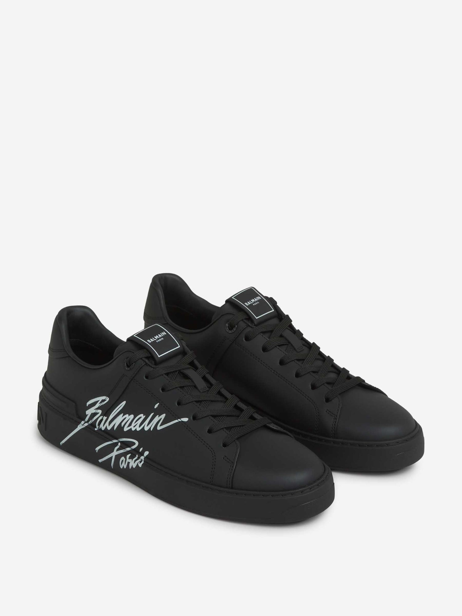 Balmain Hombre Barcelona Sneakers B-Court Piel color Negro sku 616-003089 01 - Foto 3
