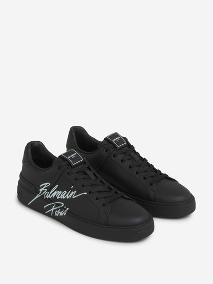 Balmain Hombre Barcelona Sneakers B-Court Piel color Negro sku 616-003089 01 - Foto 3
