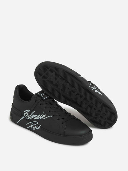 Balmain Hombre Barcelona Sneakers B-Court Piel color Negro sku 616-003089 01 - Foto 5