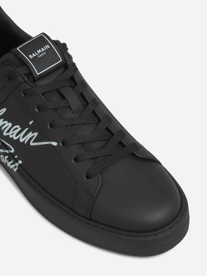 Balmain Hombre Barcelona Sneakers B-Court Piel color Negro sku 616-003089 01 - Foto 6