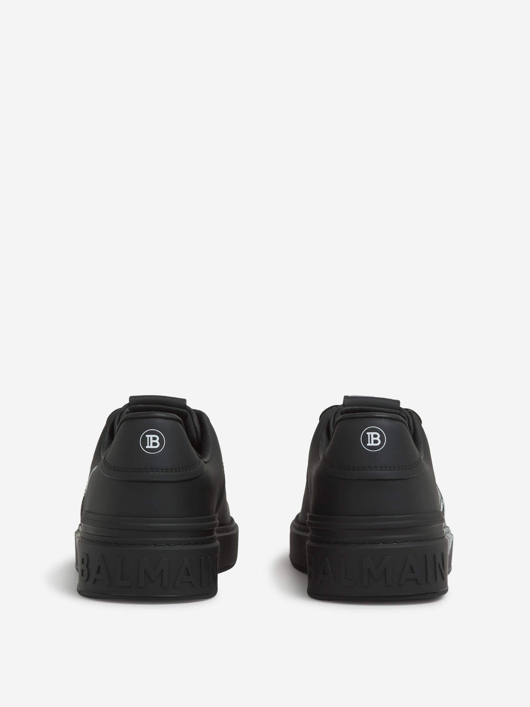 Balmain Hombre Barcelona Sneakers B-Court Piel color Negro sku 616-003089 01 - Foto 7
