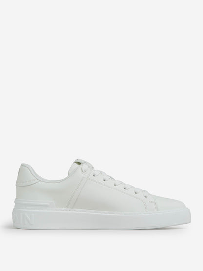 Outlet online Balmain Hombre Sneakers B-Court Piel color Blanco sku 616-003089 02 - Foto 2